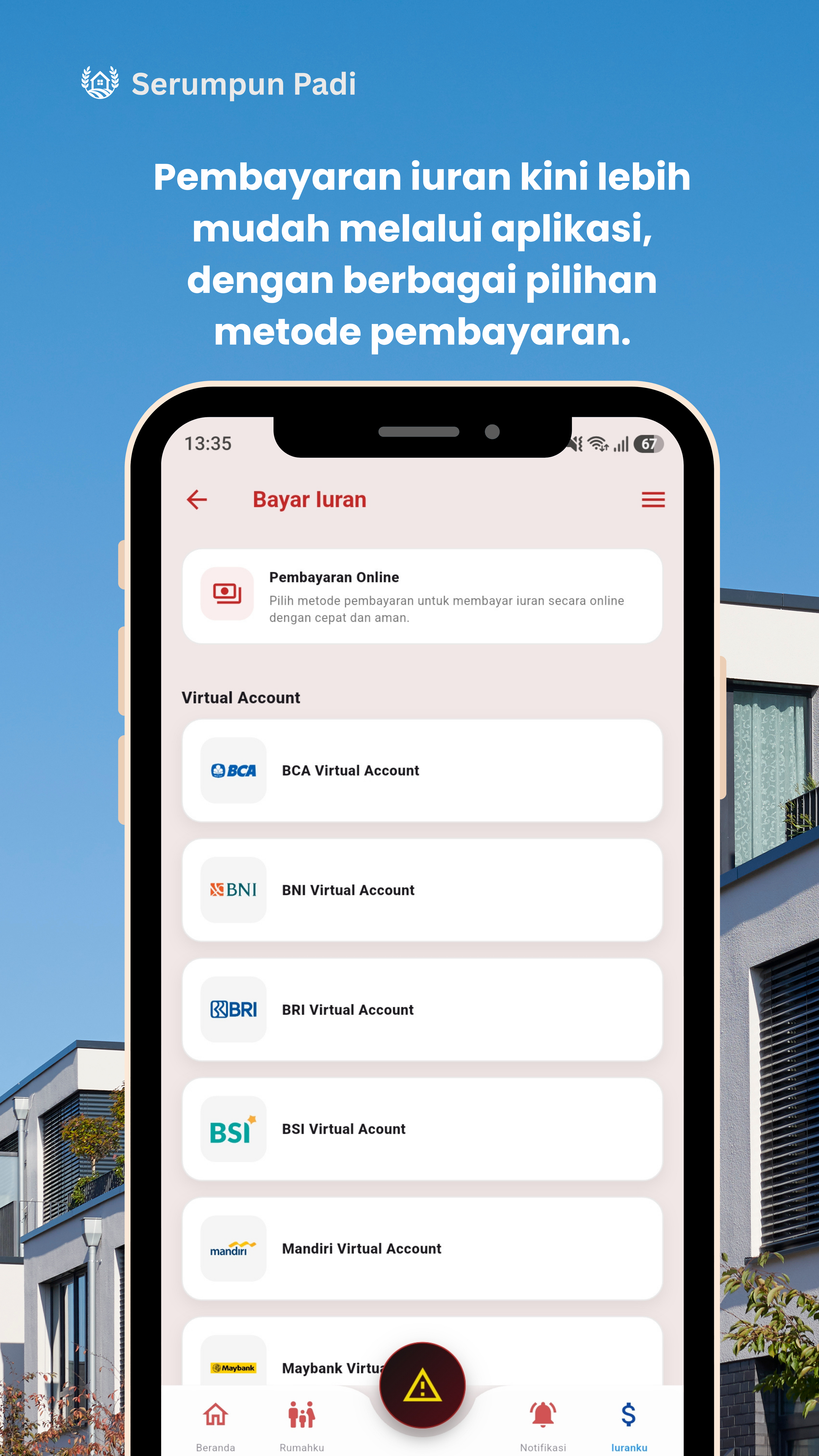 Fitur aplikasi Serumpun Padi